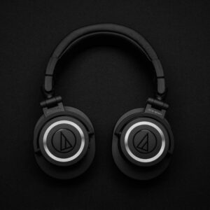 Top View Photo of Black Wireless Headphones